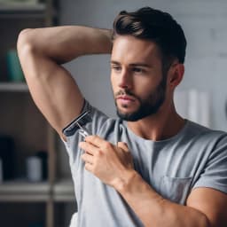 Regular Half Arm Waxing Spa Men