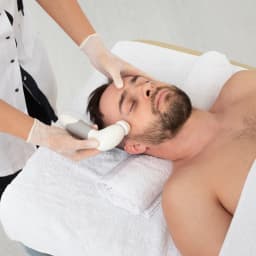 Oxygen Face and Neck Bleach Salon Men