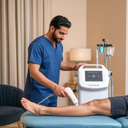 Oxygen Full Leg Bleach Salon Men