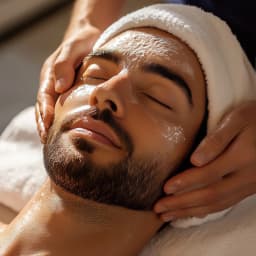 Sugar Face and Neck Scrub Salon Men